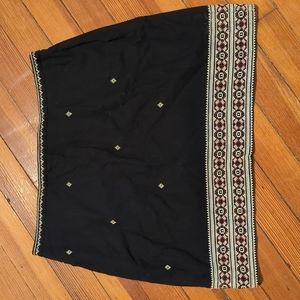 Madewell skirt, size 10, black